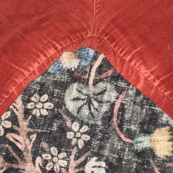 VINTAGE Levi Strauss Rust Corduroy Flare Pants - Misses Size 12 - Picture 7 of 7